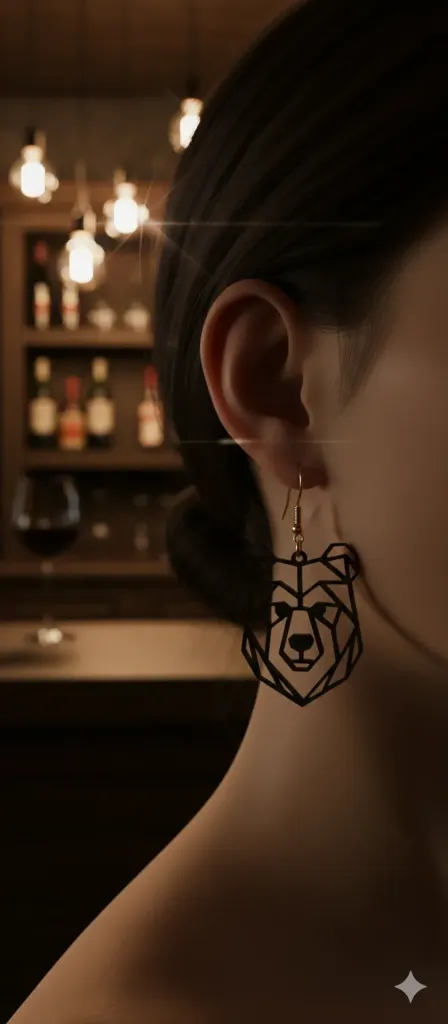 Boucles d'oreille acrylique