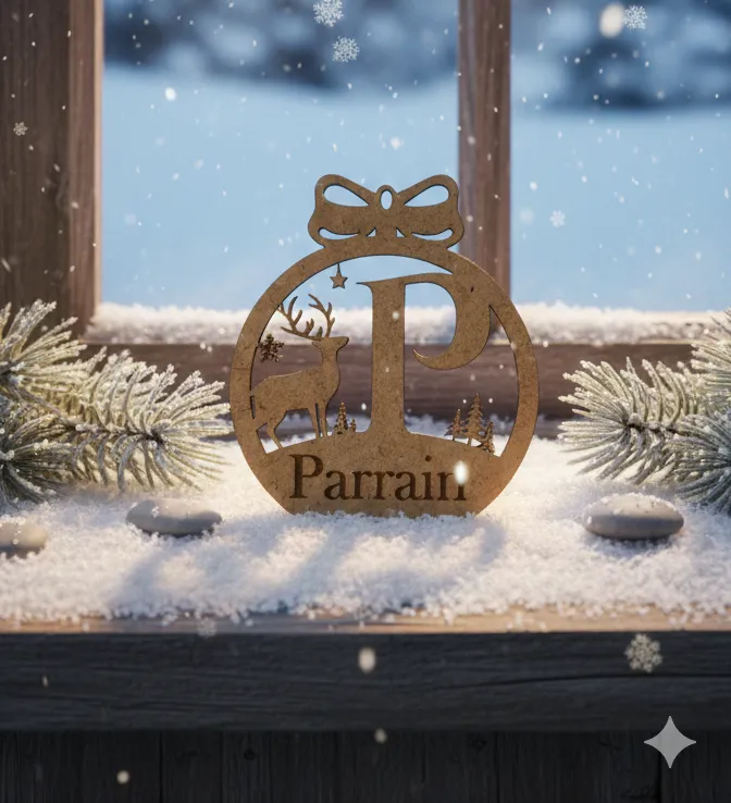boule de Noël + prénom