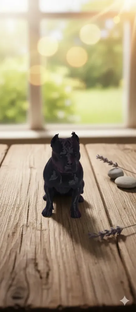 statuette chien 10cm